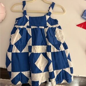 Sea New York Blue and White Kids Casual Dress